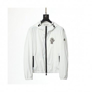 Moncler  Mens Logo Casual Jackets White - 몽클레어 2021 남성 로고 캐쥬얼 자켓 Moc02264x Size(m 