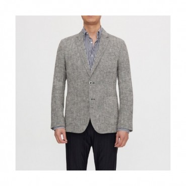 Shellac Mens Basic Slim-fit Suit Jackets Gray 