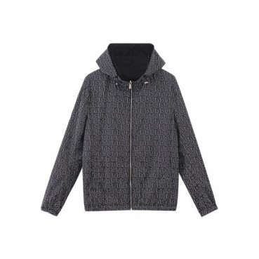 Fendi  Mens Logo Casual Blouson Black - 펜디 남성 로고 캐쥬얼 양면 블루종 Fen01021x Size(m 