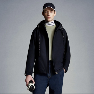 Moncler  Mens Logo Casual Jackets Black - 몽클레어 2024 남성 로고 캐쥬얼 자켓 Moc02257x Size(1 