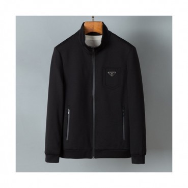 Prada  Mens Logo Casual Jackets Black - 프라다 2021 남성 로고 캐쥬얼 자켓 Pra02381x Size(m 