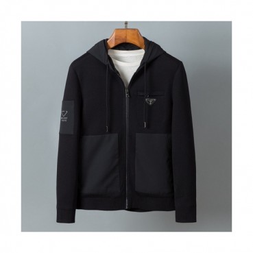 Prada  Mens Logo Casual Jackets Black - 프라다 2021 남성 로고 캐쥬얼 자켓 Pra02380x Size(m 