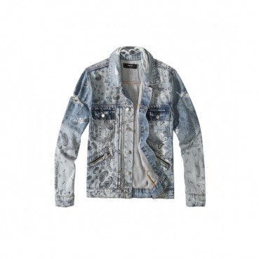 Amiri  Mens Casual Denim Jackets Blue - 아미리 2021 남성 캐쥬얼 데님 자켓 Ami0278x Size(m 