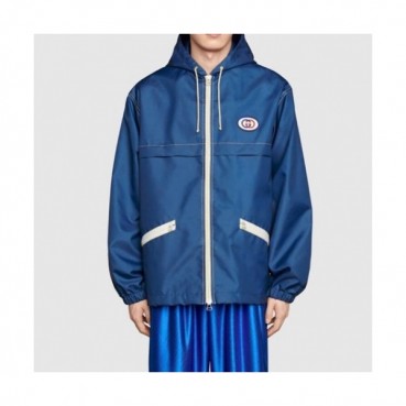 Gucci  Mens Logo Casual Windproof Jackets Blue - 구찌 2021 남성 로고 캐쥬얼 방풍 자켓 Guc04047x Size(m 