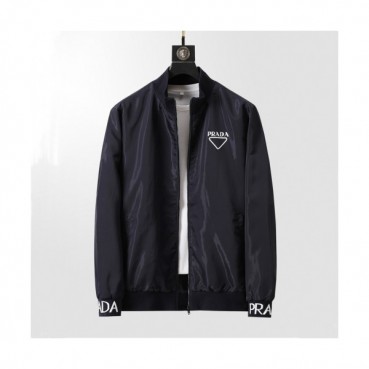 Prada  Mens Logo Casual Jackets Navy - 프라다 2021 남성 로고 캐쥬얼 자켓 Pra02360x Size(m 