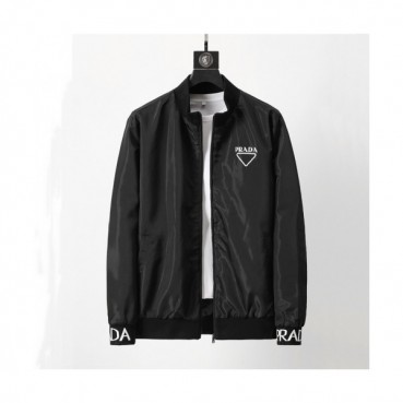 Prada  Mens Logo Casual Jackets Black - 프라다 2021 남성 로고 캐쥬얼 자켓 Pra02359x Size(m 