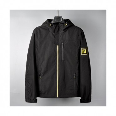 Fendi  Mens Logo Casual Blouson Black - 펜디 남성 로고 캐쥬얼 블루종 Fen01021x Size(m 