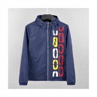 Fendi  Mens Logo Casual Blouson Navy - 펜디 남성 로고 캐쥬얼 블루종 Fen01018x Size(m 