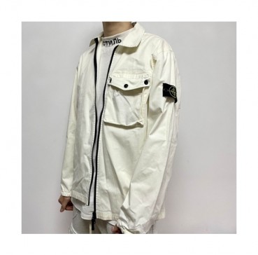 Stone Island   Mens Basic Casual Jackets Ivory - 스톤아일랜드 2021 남성 베이직 캐쥬얼 자켓 Sto0353x Size(m 