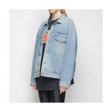 Balenciaga 2021 Mens Logo Casual Denim Jackets Blue - 발렌시아가 2021 남성 로고 캐쥬얼 데님 자켓 Bal01119x Size(s 