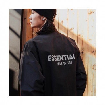 Fear of god  Mens Manuel Logo Jackets Black  - 피어오브갓 2021 남성 메뉴얼 로고 자켓 Fea0304x Size(s 