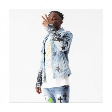 Amiri  Mens Casual Denim Jackets Blue - 아미리 2021 남성 캐쥬얼 데님 자켓 Ami0148x Size(m 