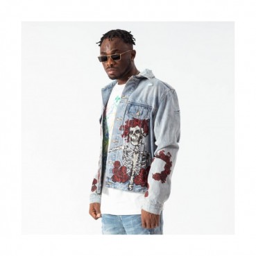 Amiri  Mens Casual Denim Jackets Blue - 아미리 2021 남성 캐쥬얼 데님 자켓 Ami0147x Size(m 