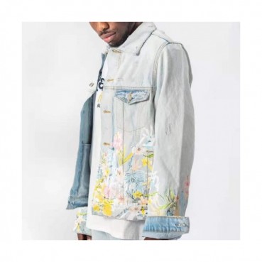 Amiri 2021 Mens Casual Denim Jackets Blue - 아미리 2021 남성 캐쥬얼 데님 자켓 Ami0185x Size(m 