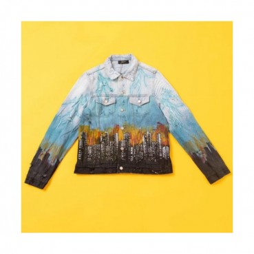 [아미리]Amiri 2021 Mens Casual Denim Jackets - 아미리 2021 남성 캐쥬얼 데님 자켓 Ami0142x.Size(m 