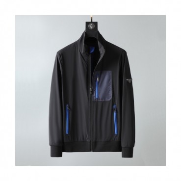 [프라다]Prada 2021 Mens Logo Casual Jackets - 프라다 2021 남성 로고 캐쥬얼 자켓 Pra02193x.Size(m 