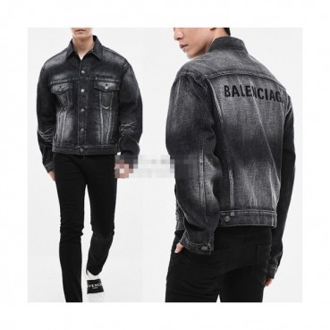 [발렌시아가]Balenciaga 2020 Mm/Wm Logo Casual Denim Jackets - 발렌시아가 2020 남/녀 로고 캐쥬얼 데님 재킷 Bal0842x.Size(m 