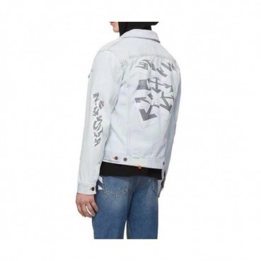 [오프화이트]Off-white 2020 Mm/Wm Logo Casual Denim Jackets 