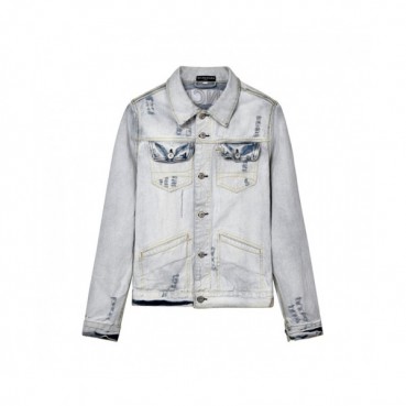 [발렌시아가]Balenciaga 2020 Mm/Wm Logo Casual Oversize Denim Jackets - 발렌시아가 2020 남/녀 로고 캐쥬얼 오버사이즈 데님 재킷 Bal0782x.Size(s 