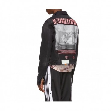 [오프화이트]Off-white 2020 Mens Logo Casual Denim Jackets 