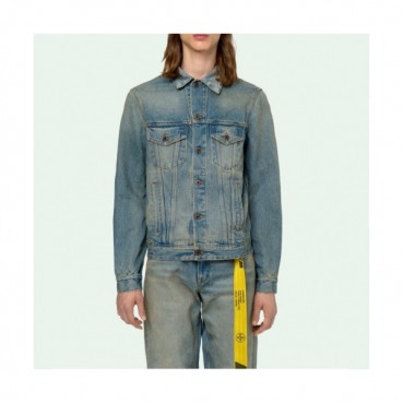 [오프화이트]Off-white 2020 Mens Logo Casual Denim Jackets 