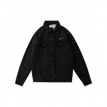 Off-white 2020 Mens Logo Casual Denim Jackets 