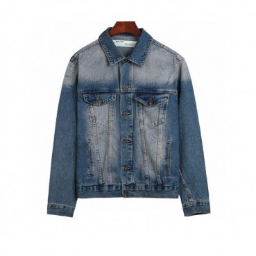 Off-white 2020 Mens Logo Casual Denim Jackets 