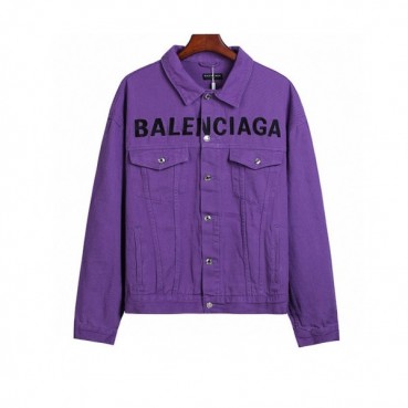 [발렌시아가]Balenciaga 2020 Mm/Wm Logo Casual Oversize Denim Jackets - 발렌시아가 2020 남/녀 로고 캐쥬얼 오버사이즈 데님 재킷 Bal0718x.Size(s 