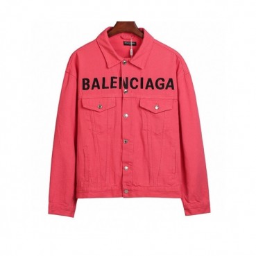 [발렌시아가]Balenciaga 2020 Mm/Wm Logo Casual Oversize Denim Jackets - 발렌시아가 2020 남/녀 로고 캐쥬얼 오버사이즈 데님 재킷 Bal0717x.Size(s 