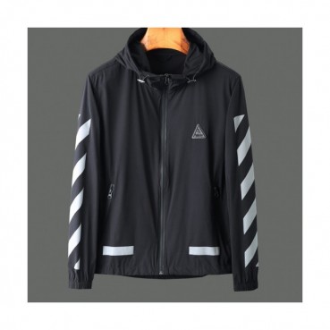 Off-white 2020 Mens Logo Casual Windproof Jackets 