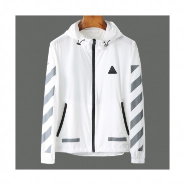 Off-white 2020 Mens Logo Casual Windproof Jackets 