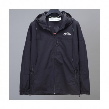 Off-white 2020 Mens Logo Casual Windproof Jackets 
