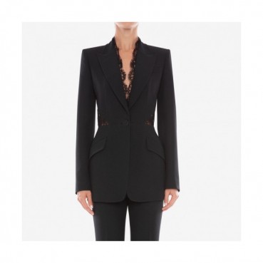 [알렉산더 맥퀸]Alexander McQueen 2020 Womens V-neck Cotton Suit Jackets 