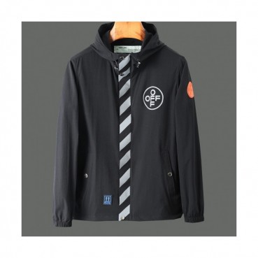 Off-white 2020 Mens Logo Casual Windproof Jackets 