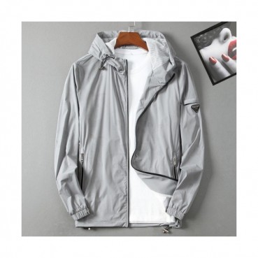 [프라다]Prada 2020 Mens Logo Casual Windproof Jackets - 프라다 2020 남성 로고 캐쥬얼 방풍 자켓 Pra01006x.Size(l 