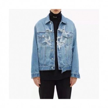 Vetements Mens Denim Jacket - 베트멍 남성 데님 재킷 Vet0058x
