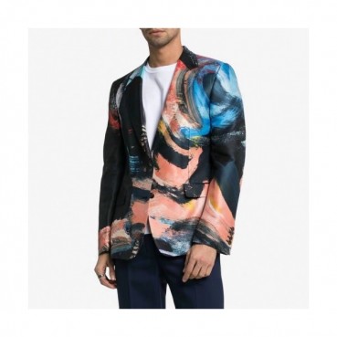 [알렉산더 맥퀸]Alexander McQueen 2020 Mens V-neck Cotton Suit Jackets 