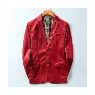 [매장판]Fendi 2020 Mens Classic Velvet Suit Jackets - 펜디 2020 남성 클래식 벨벳 슈트 자켓 Fen0521x.Size(m 