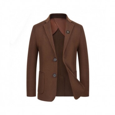 [매장판]Hermes 2020 Mens Business Cashmere Suit Jackets - 에르메스 2020 남성 비지니스 캐시미어 슈트 자켓 Her0363x.Size(m 