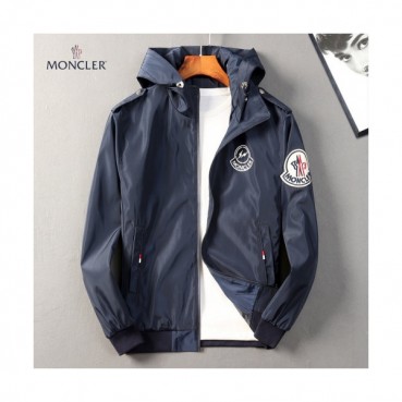 [몽클레어]Moncler 2020 Mens Patch Logo Casual Windproof Jackets - 몽클레어 2020 남성 패치 로고 캐쥬얼 방풍 자켓 Moc01338x.Size(m 