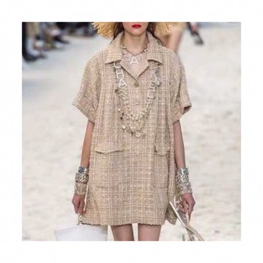 [샤넬]Chanel 2020 Womens Luxury Tweed Short Sleeved Jackets - 샤넬 2020 여성 럭셔리 트위드 반팔 자켓 Cha0515x.Size(s 