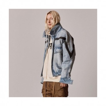 Fear of god 2019 Mens Manuel Logo Denim Jackets  - 피어오브갓 2019 남성 메뉴얼 로고 데님 자켓 Fea0081x.Size(s 