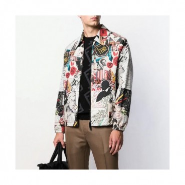 Fendi 2019 Mens Monster Casual Jacket - 펜디 2019 남성 몬스터 캐쥬얼 자켓 Fen0488x.Size(m 