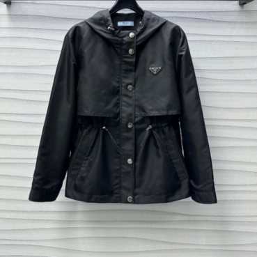 프라다 여성 블랙 자켓 - Prada Womens Black Jackets 