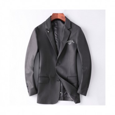 Dior 2019 Mens Logo Modern Leather Suit Jacket - 디올 2019 남성 모던 가죽 슈트 자켓 Dio0416x.Size(m 