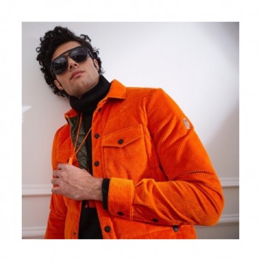 Moncler 2019 Mens Patch Logo Modern Goose Down Corduyoy Jacket - 몽클레어 2019 남성 패치 로고 모던 덕다운 골덴 자켓 Moc01131x.Size(m 