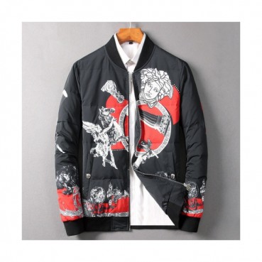 Versace 2019 Mens Logo Duck Down Jacket- 베르사체 2019 남성 로고 덕다운 자켓 Ver0378x.Size(m 