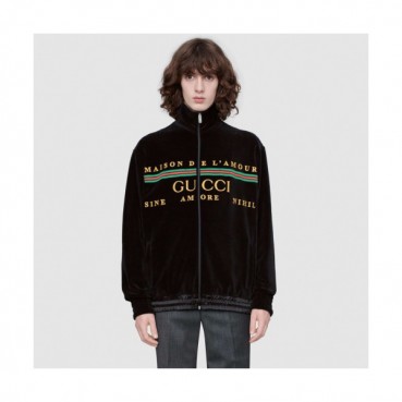 Gucci 2019 Mens  Logo Casual Velvet Jakcet - 구찌 2019 남자 로고 캐쥬얼 벨벳 자켓 Guc01649x.Size(xs 