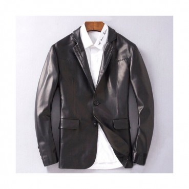 Bottega Veneta 2019 Mens Business Leather Suit Jacket - 보테가베네타 2019 남성 비지니스 가죽 슈트 자켓 Bot0085x.Size(l 