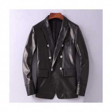 Dior 2019 Mens Logo Modern Leather Suit Jacket - 디올 2019 남성 모던 가죽 슈트 자켓 Dio0402x.Size(l 